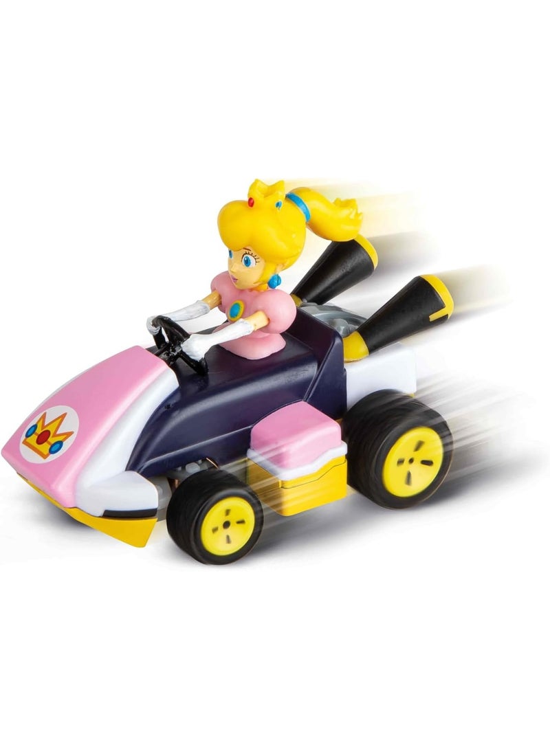 Carrera RC Mario Kart Mini RC Peach, For Children and Adults, Boys & Girls, Unique Original Licence, Instant Driving Fun with Ready to Run, Authentic Mario Kart Experience, Pink - Image 3